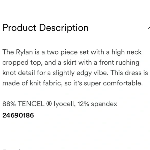 Reformation Rylan Two Piece Set Black - Picture 3 of 14